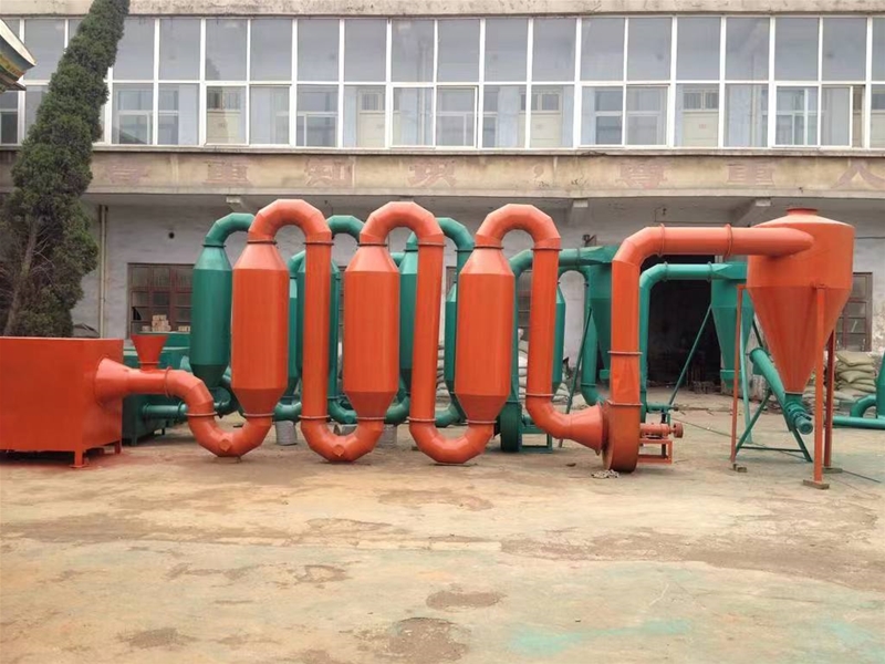 Chlorinated polyethylene airflow dryer